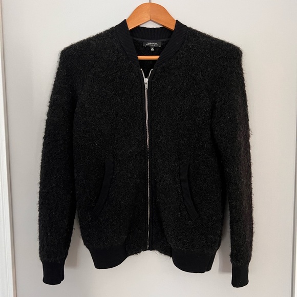Babaton Sweaters - ♥️ Babaton Italian Alpaca Boucle Sweater Bomber XS